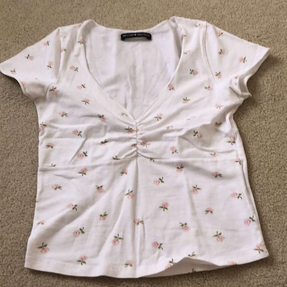 White brandy Melville T-shirt!